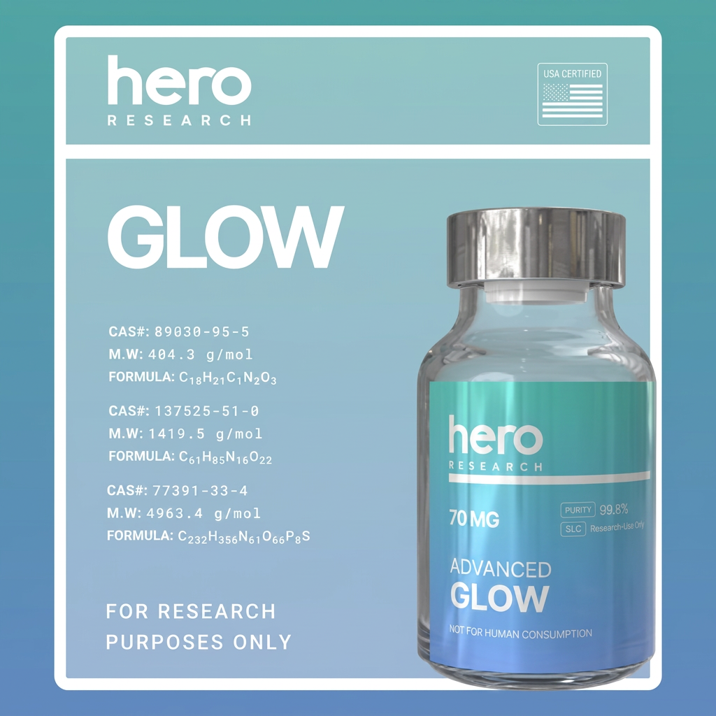 GLOW-70 research vial