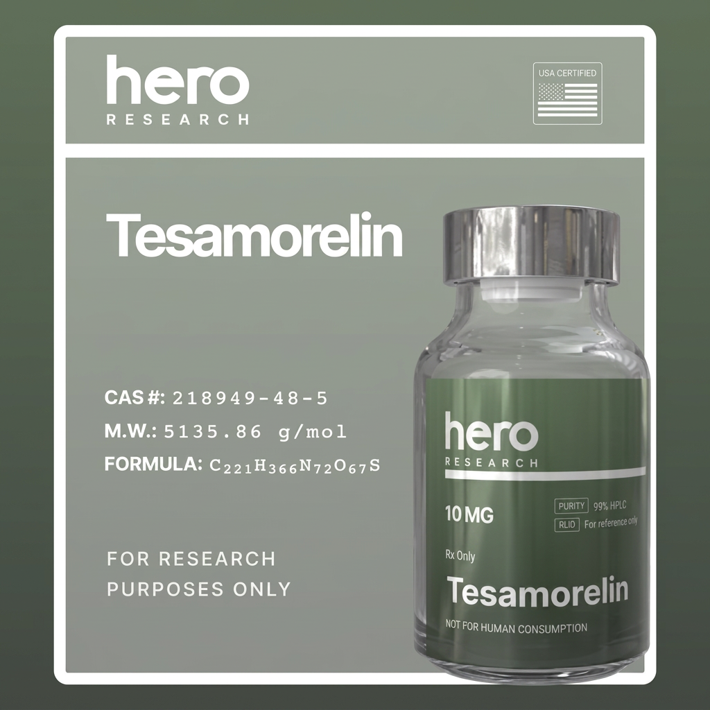 Tesamorelin research vial